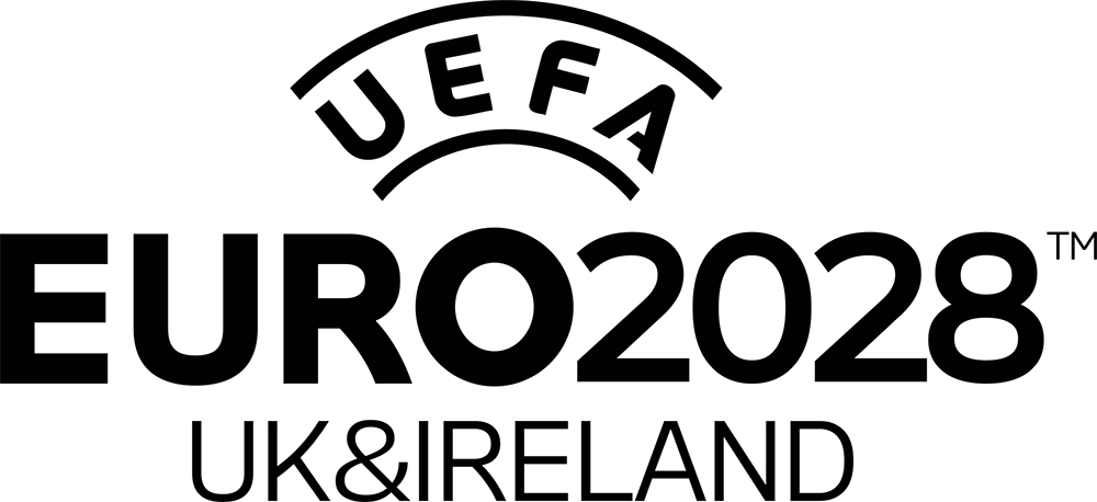 Logo van het EK 2028